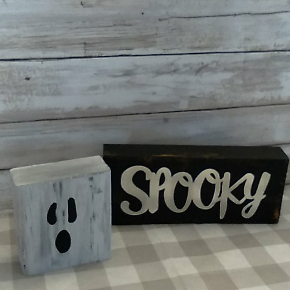 Spooky Halloween blocks set
